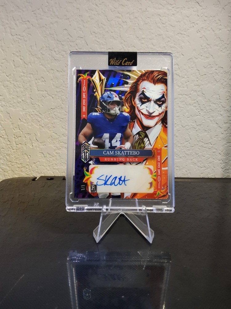 Cam Skattebo 2025 Wild Card – Jokers Wild True 1/1  Auto