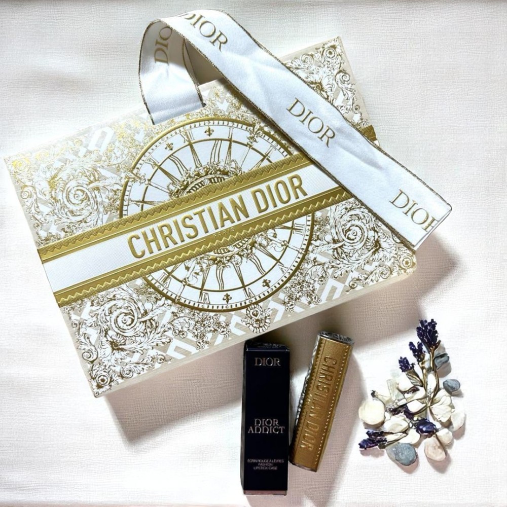 Dior Gold Limited Edition 2024 Christmas Lipstick Case Sealed