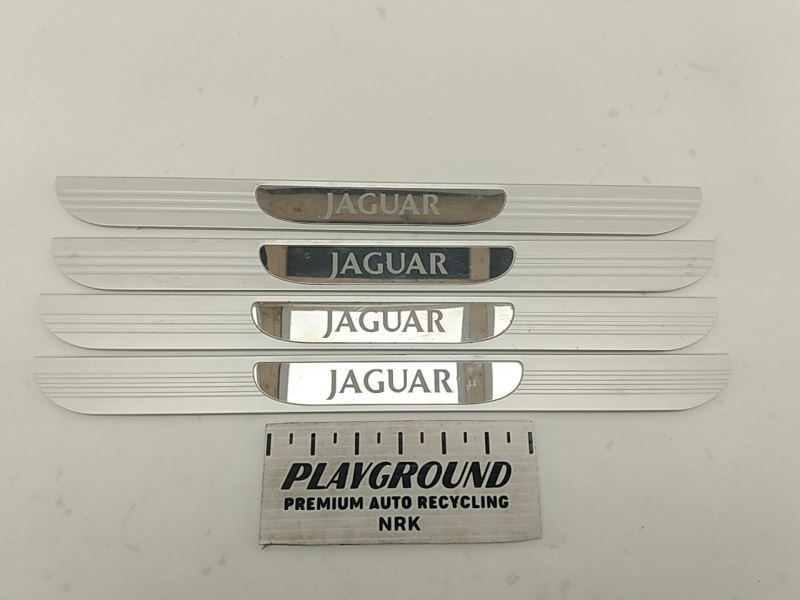 Jaguar XJ8L ONLY OEM Set Of Four (4) Door Sill Scuff Plates XR835413208
