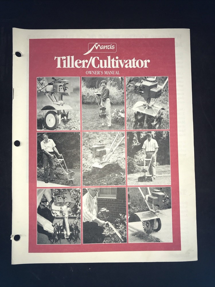 Mantis Tiller/ Cultivator Owners Manual
