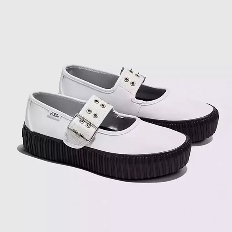 VANS Mary Jane Creeper VN000D07YB21 White Black US 4-7 / US SIZE FAST/SAFE