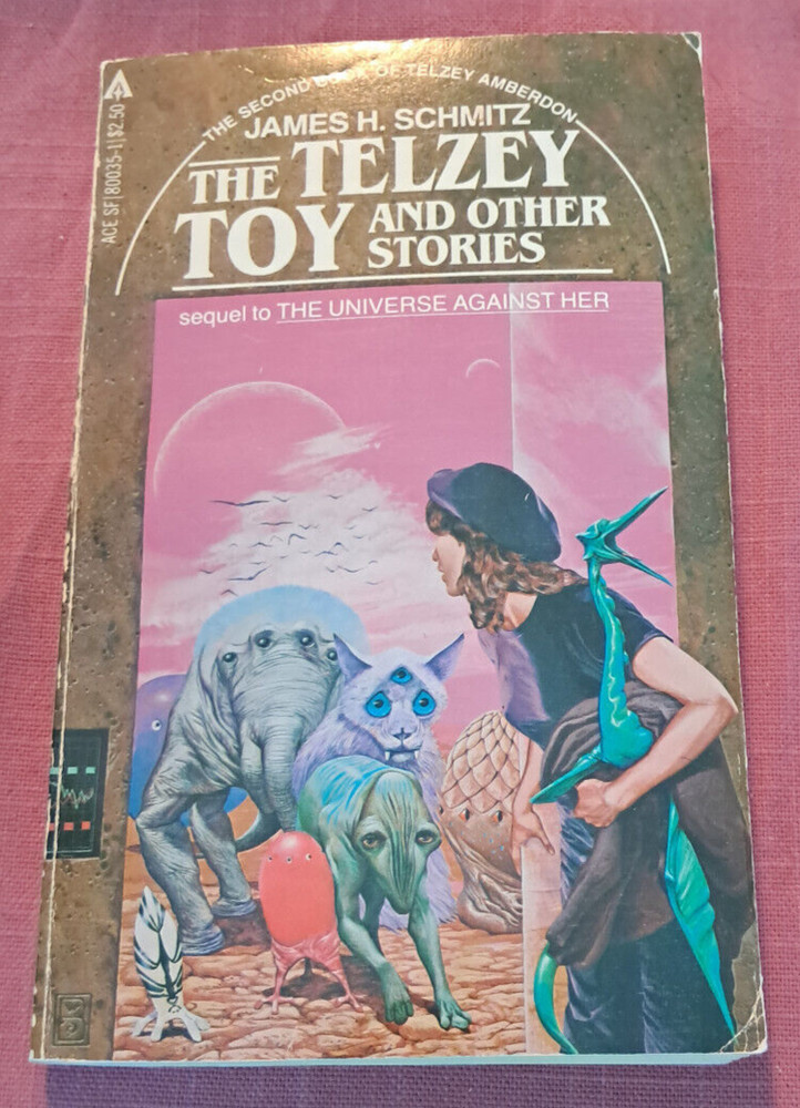 The Telzey Toy & Other Stories James H Schmitz '82 2nd Print Ace Science fiction