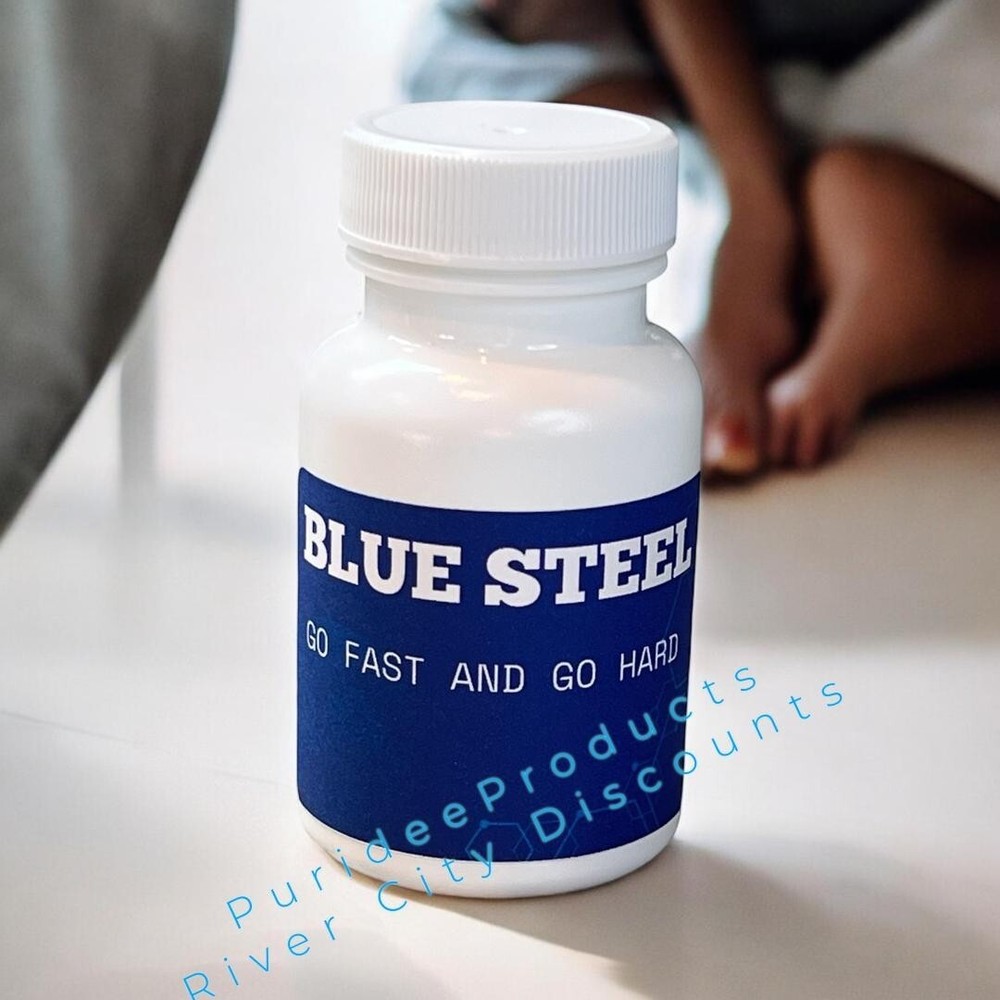 30 Capsule BLUE STEEL Sex Pillz EXTREME ENHANCEMENT !🔥💪🍆 ALL NATURAL *USA*