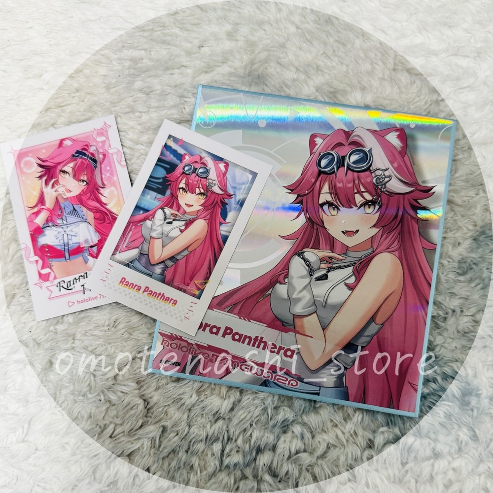 Hololive Raora Panthera Expo 2026 7th Fes Shikishi Instax-style Card Set of 3