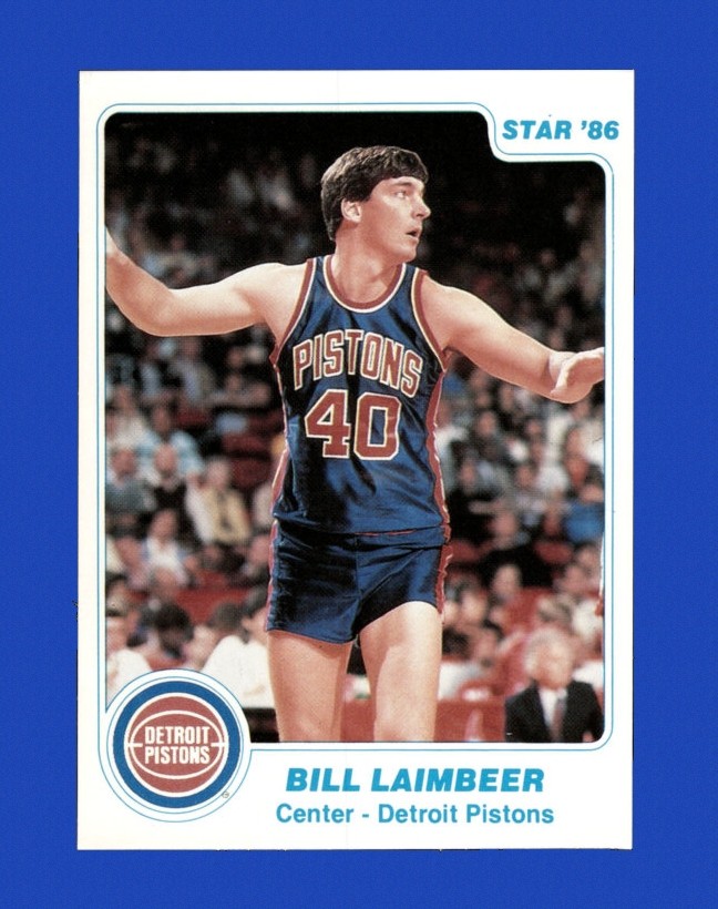 1985-86 Star Set-Break # 14 Bill Laimbeer NM-MT OR BETTER *GMCARDS*Consign with Greg Morris Cards