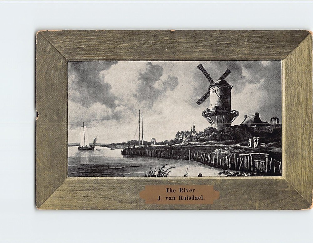 Postcard The River By Jacob van Ruisdael Wijk bij Duurstede Netherlands
