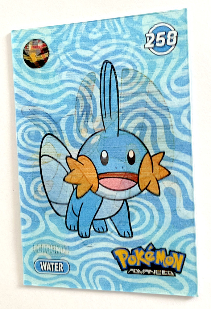 2024 POKEMON 3D Galactic Card #09 MUDKIP MARSHTOMP SWANPERT Peru Lenticular