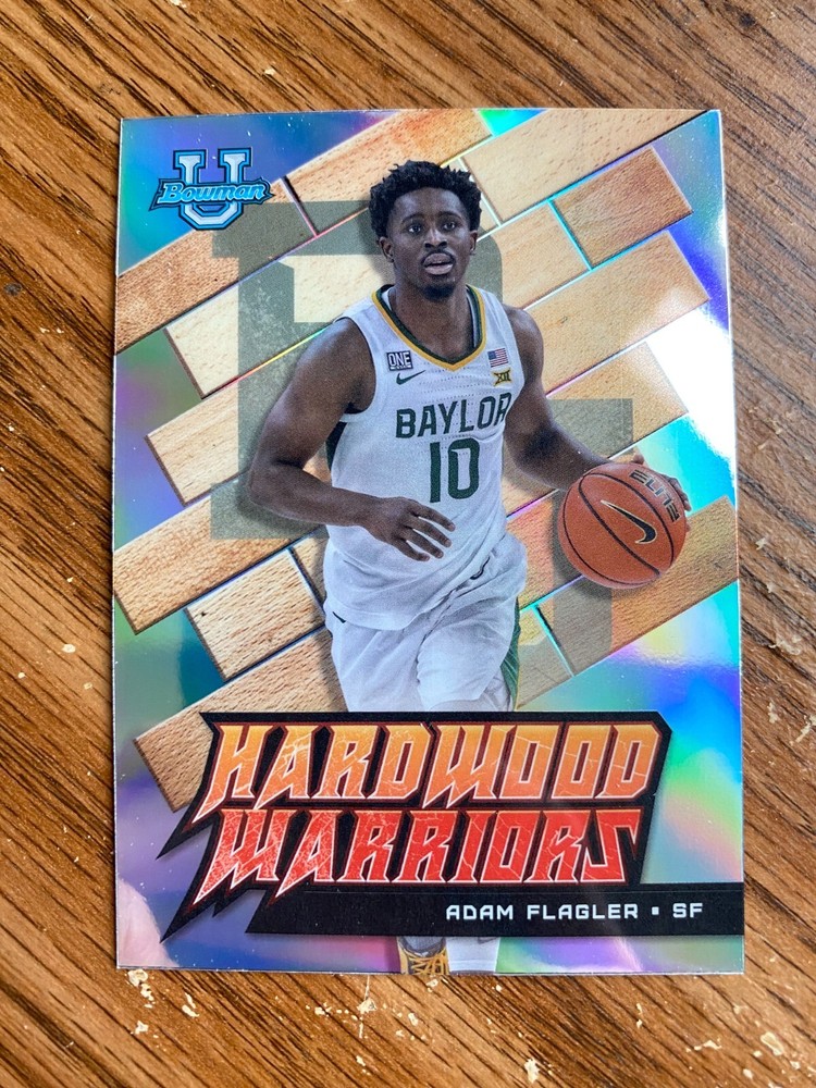 2022-23 Bowman's Best U University ADAM FLAGLER #27 Hardwood Warriors Insert