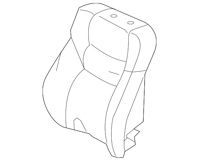 Genuine Honda Seat Back Cover 81521-SVA-A01ZA