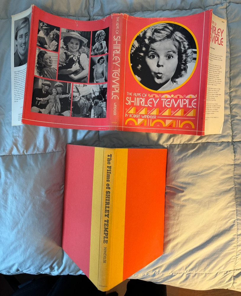 The Films of Shirley Temple - 1978 Citadel First Edition hardcover in DJ VG+