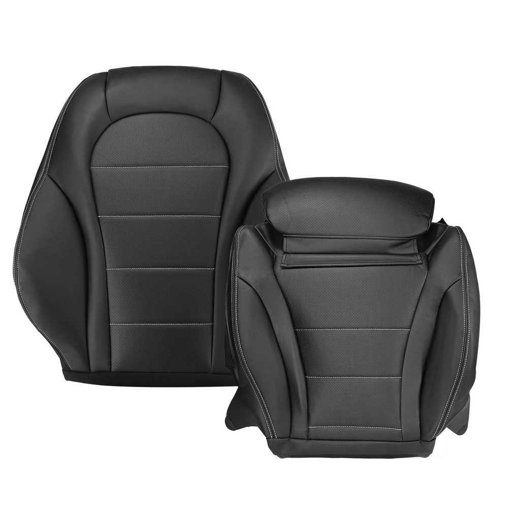 Driver Bottom Leather Seat Cover for Mercedes Benz C250 C300 C350 C400 2015-2021