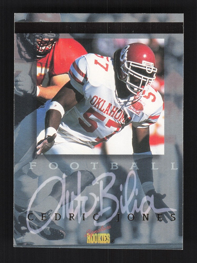 1996 Signature Rookies Auto-Bilia #43 Cedric Jones