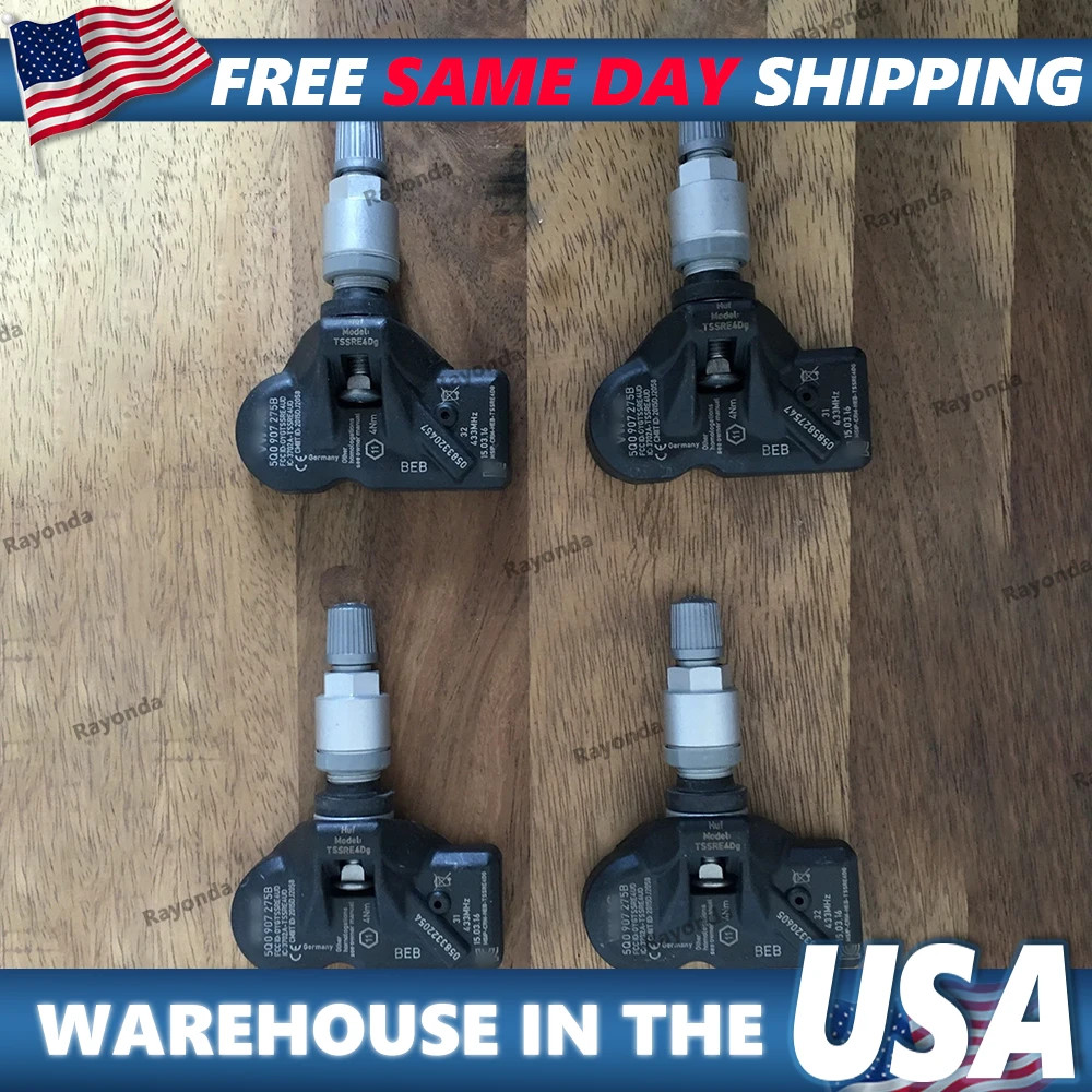 4 VW Reifendrucksensoren RDKS TMPS 433 MHz VW Porsche Audi Skoda 5Q0907275B NEU