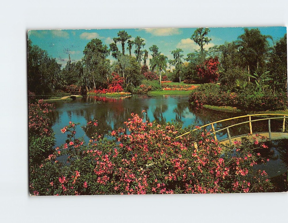 Postcard Famous Cypress Gardens, Florida USA