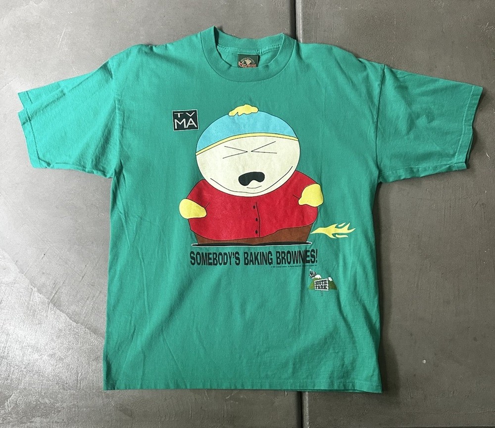 South Park 1997 Vintage T-Shirt Comedy Central, Eric Cartman, Size L
