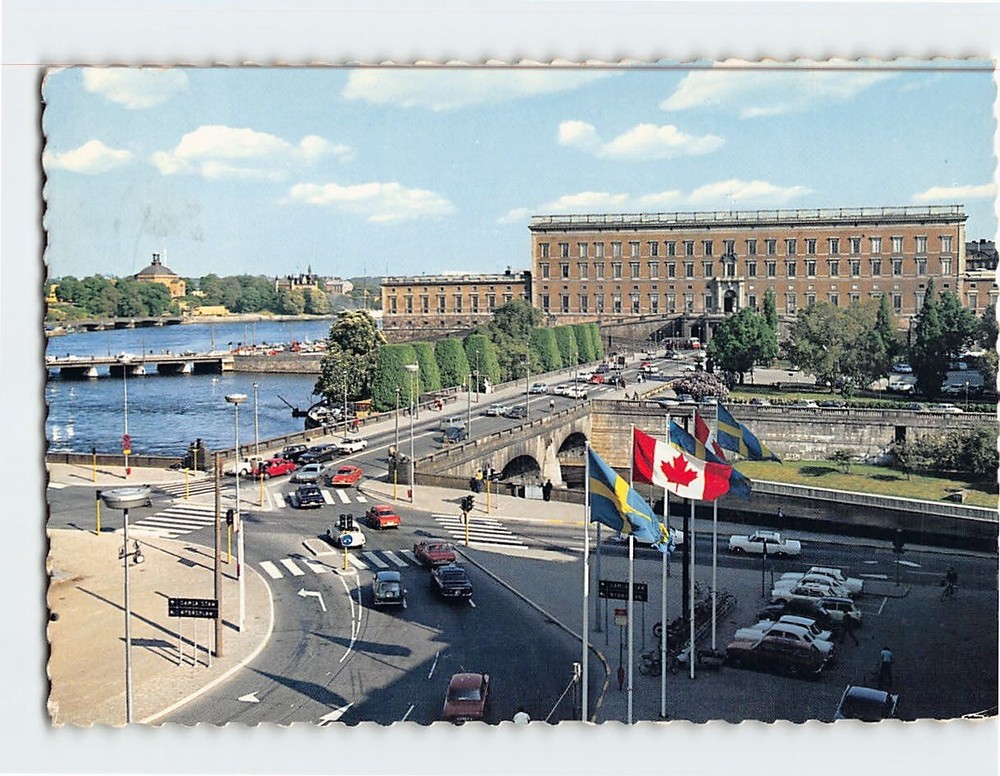 Postcard The Royal Palace Stockholm Sweden