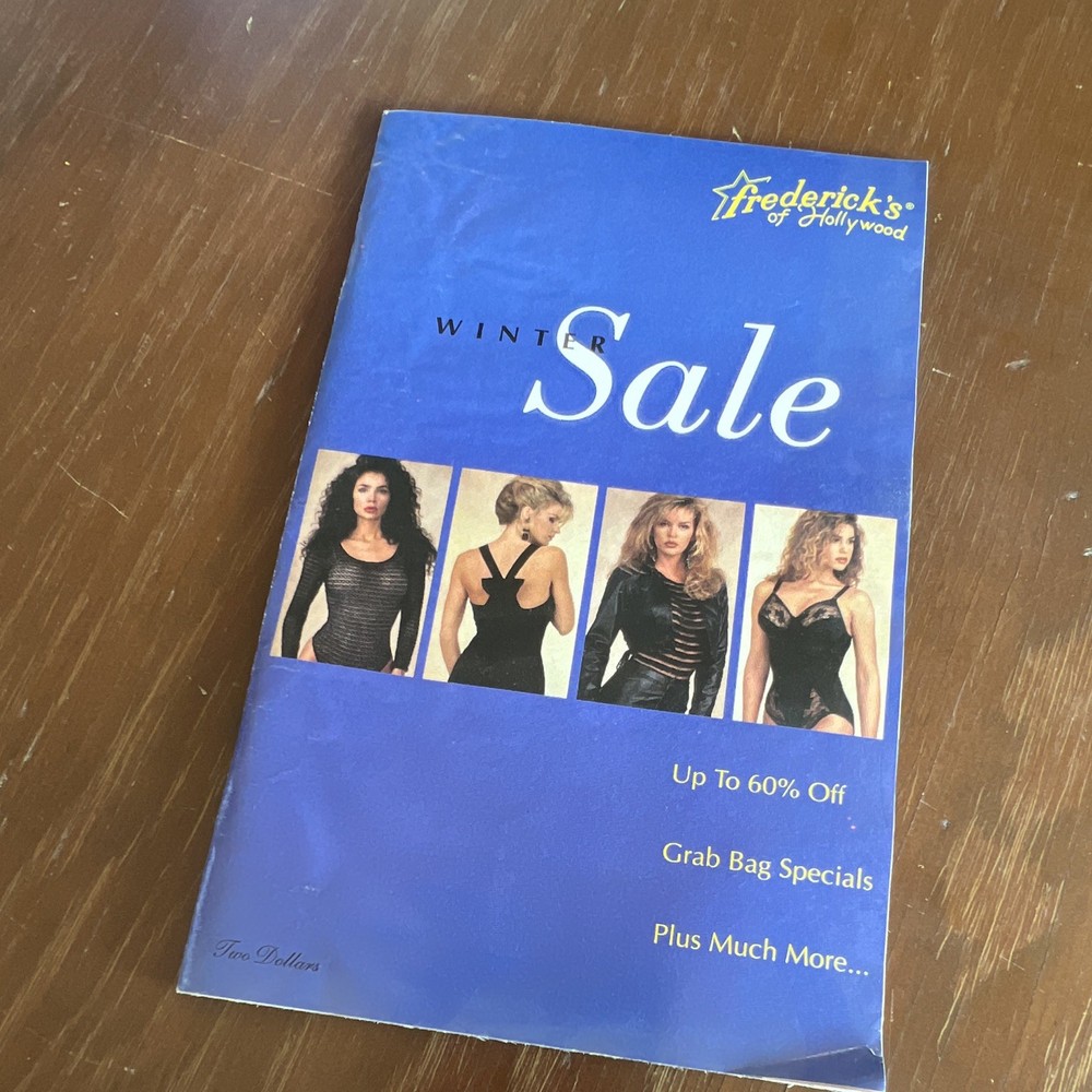 Frederick's of Hollywood Winter Sale Illustrated Catalog Booklet