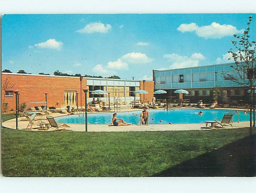 Unused Pre-1980 POOL & IMPERIAL HOUSE MOTEL Columbus Ohio OH 60.000 cards u5377@