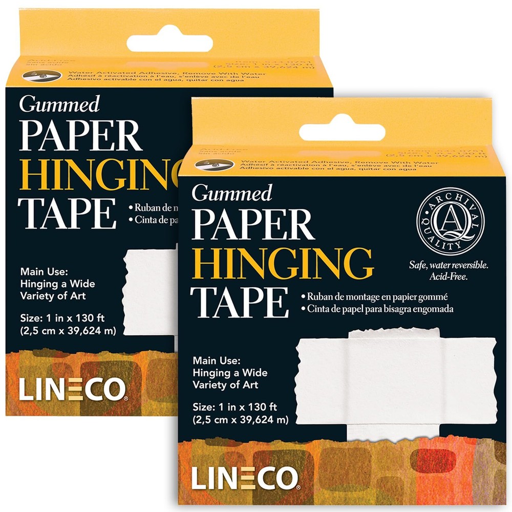 , Acid-Free Water-Activated Gummed Paper Frame/Hinging Sealing Tape, Neutral ...-image