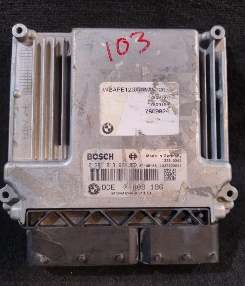 BMW X3 E83 LCI X3 2.0d N47 ENGINE CONTROL MODULE ECM DDE 7809196