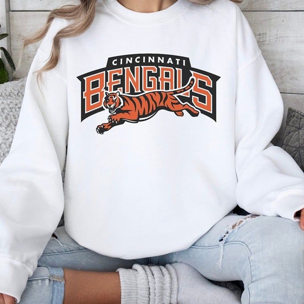 Cincinnati Bengals Crewneck Football Sweatshirt Ohio Shirt S-XL