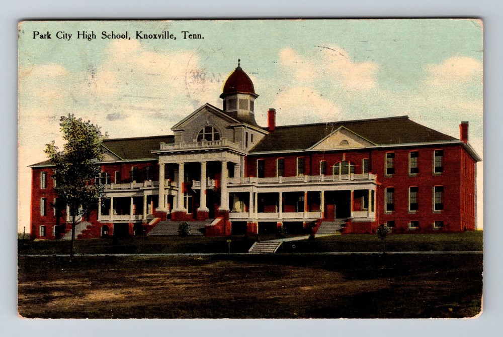 Knoxville, TN-Tennessee, Park City High School Building c1913 Vintage Postcard