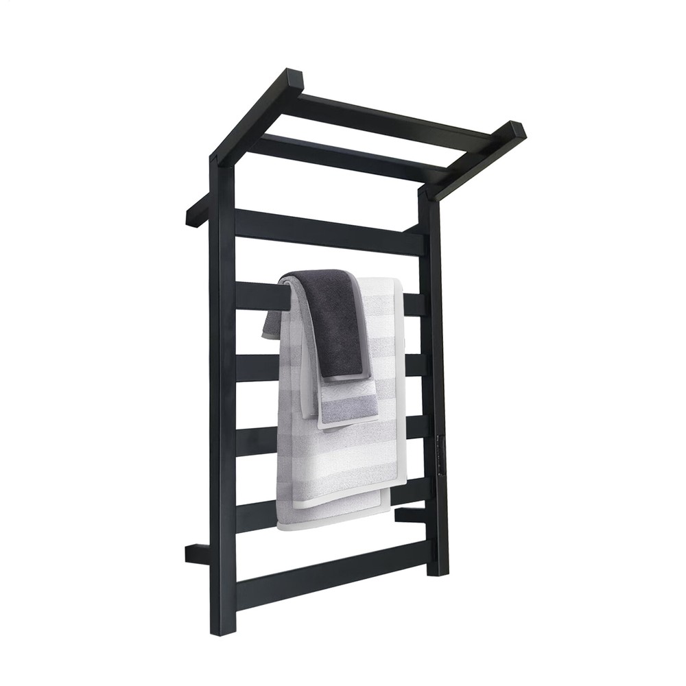 Electric Heated Towel Rack Warmer 8-10 Stainless Steel Bars Drying Rack Bathroom