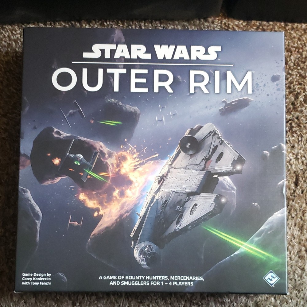 Fantasy Flight Star Wars: Outer Rim Game and Unfinished Business Expansion