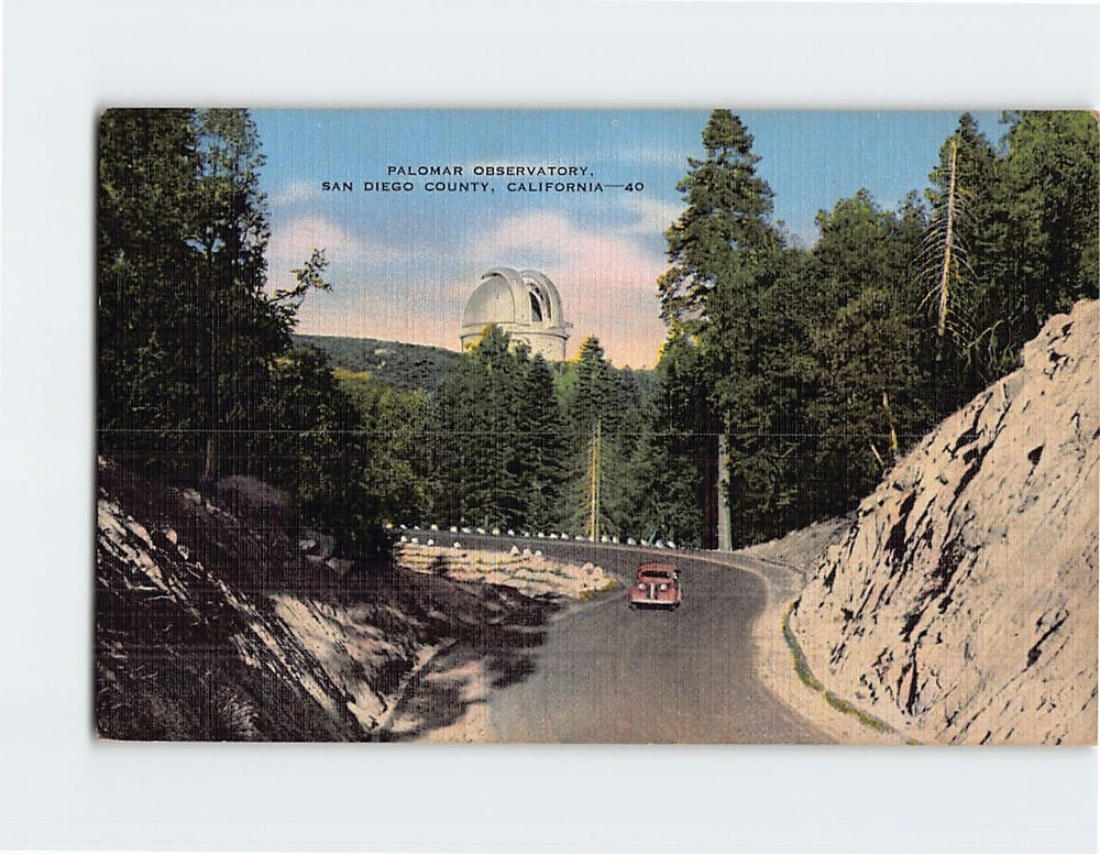 Postcard Palomar Observatory San Diego County California USA