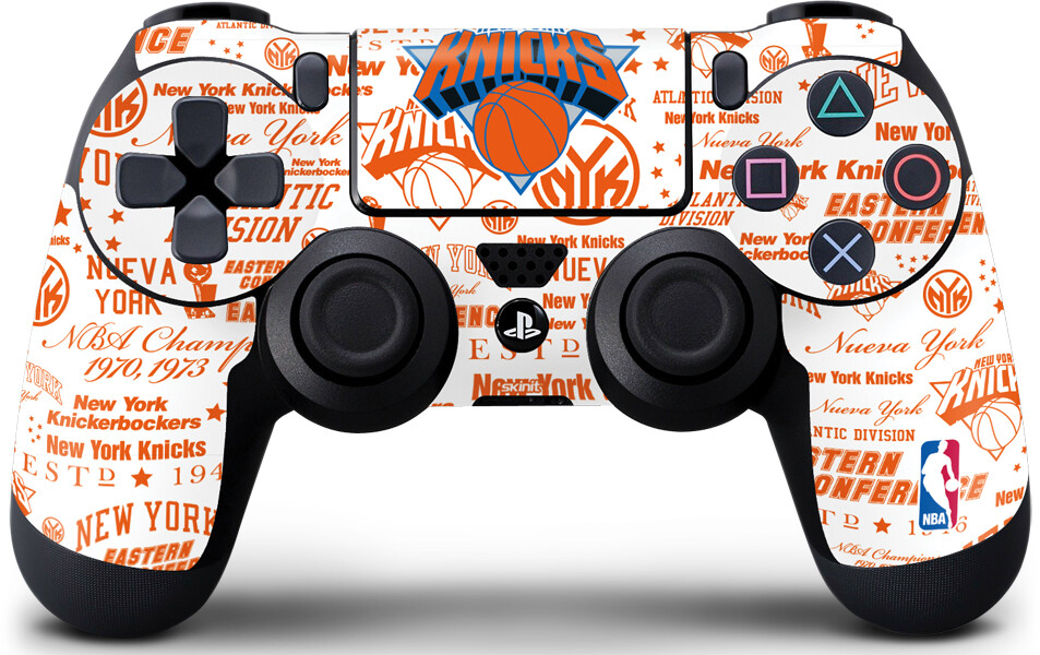 NBA New York Knicks PS4 Controller Skin - NY Knicks Historic Blast