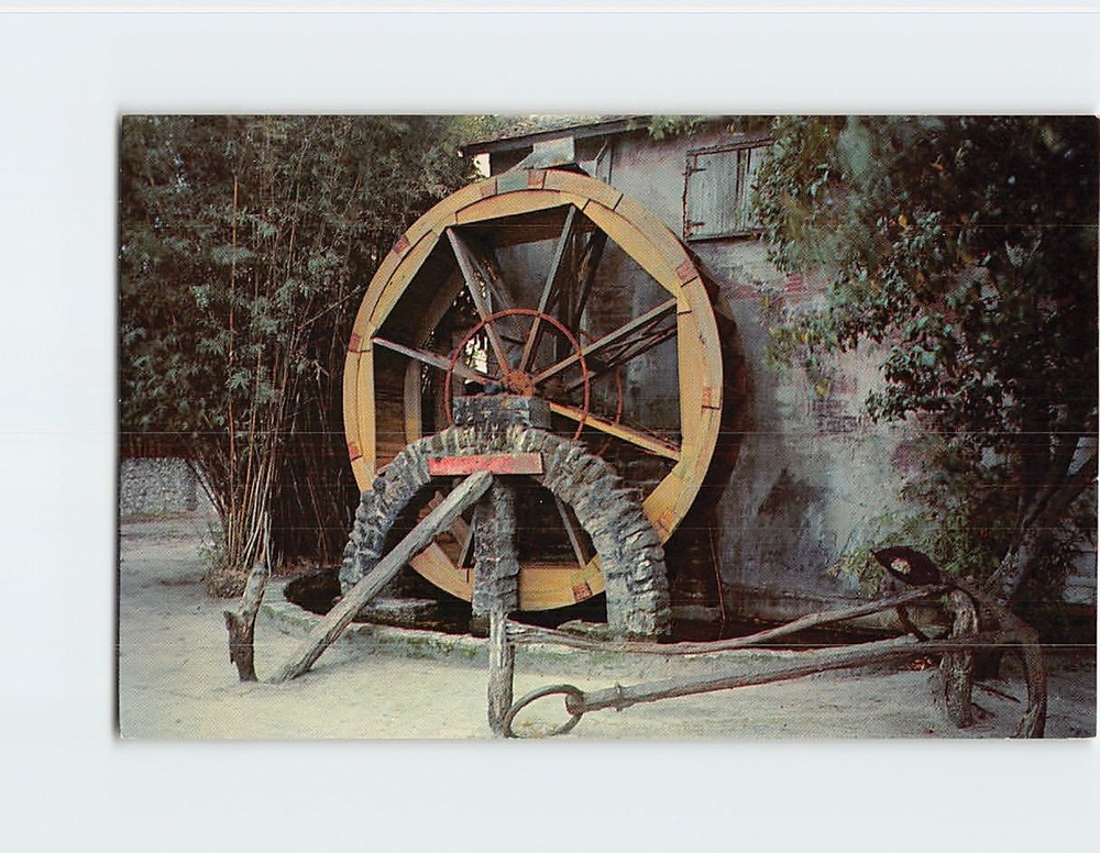 Postcard Old Grist Mill St. Augustine Florida USA