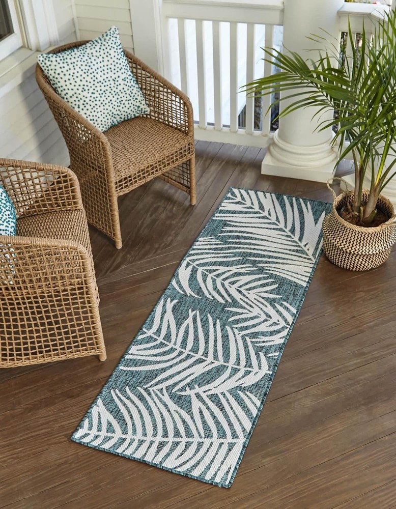 Unique Loom Outdoor Botanical Collection Area 2' x 6'1