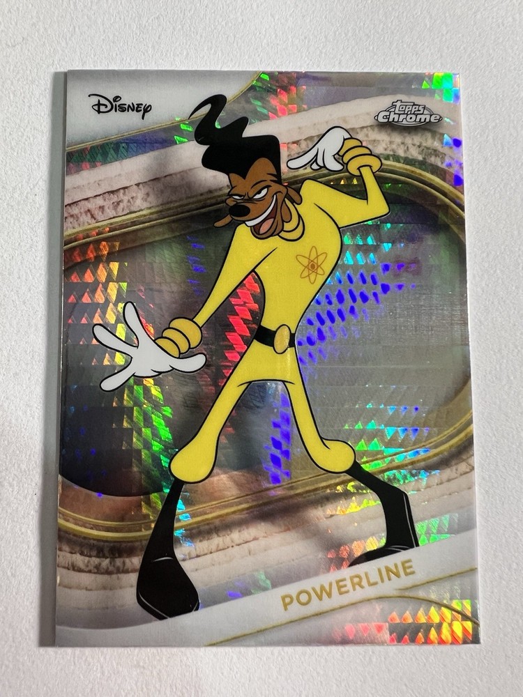 2025 Topps Chrome Disney Powerline #35 Prism Refractor A Goofy Movie