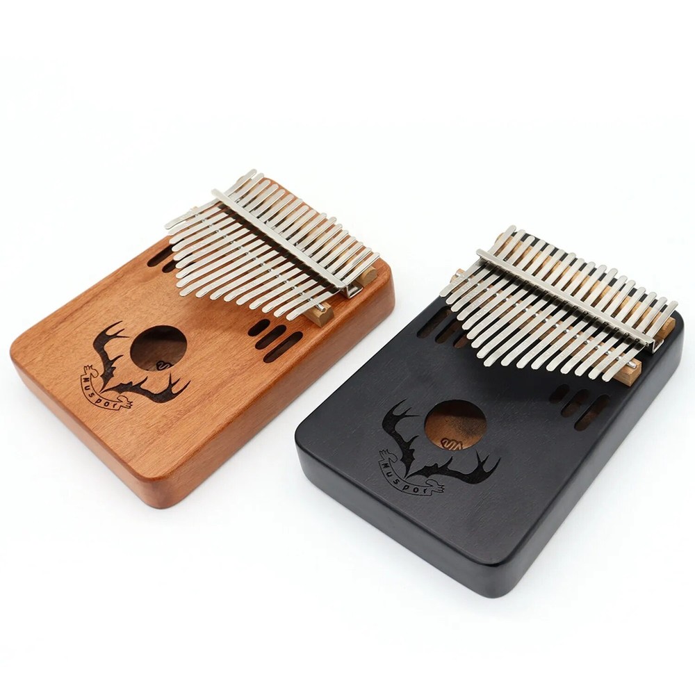Mahogany Thumb Piano Instrument 17 Key Kalimba Thumb Piano Premium Wood 100% New