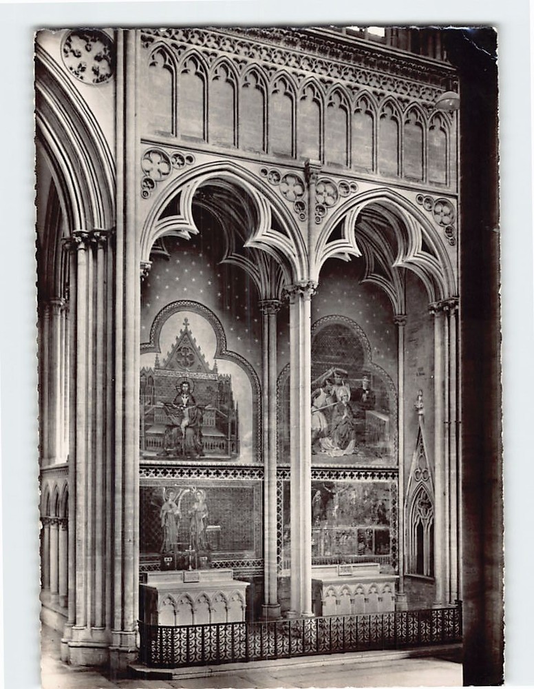 Postcard Interior Bayeux Cathedral Normandy France