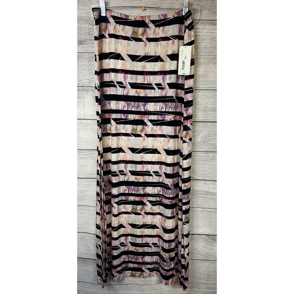 NWT S Decree Tie-Dye Maxi Skirt With Slit Size Large