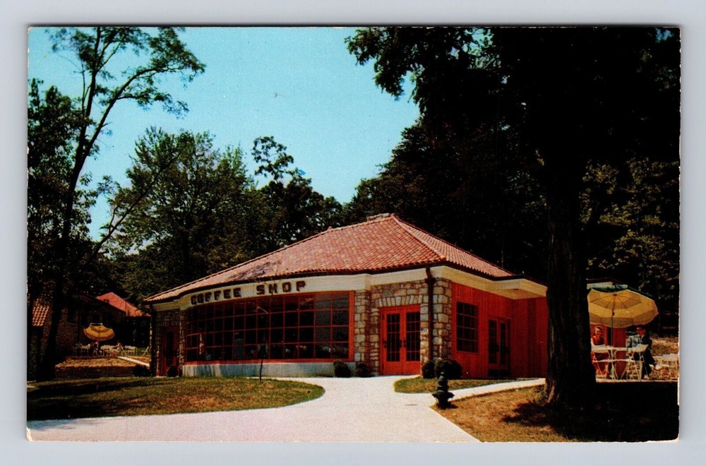 Luray VA-Virginia, Luray Caverns Coffee Shop, Antique, Vintage Souvenir Postcard