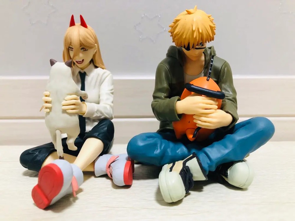 Chainsaw Man Break Time Collection Denji & Power Figure Set of 2 Bandai Japan FS