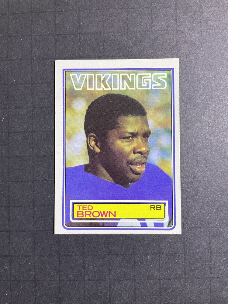 1983 Topps Ted Brown Card #99 - Minnesota Vikings
