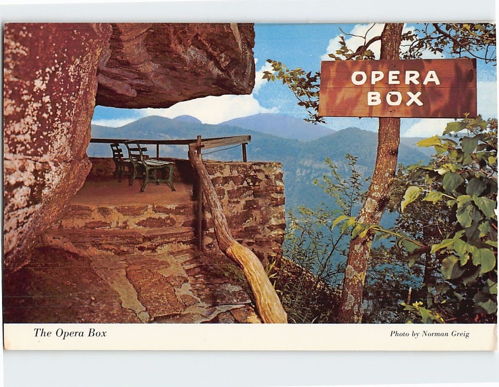 Postcard The Opera Box Chimney Rock Park North Carolina