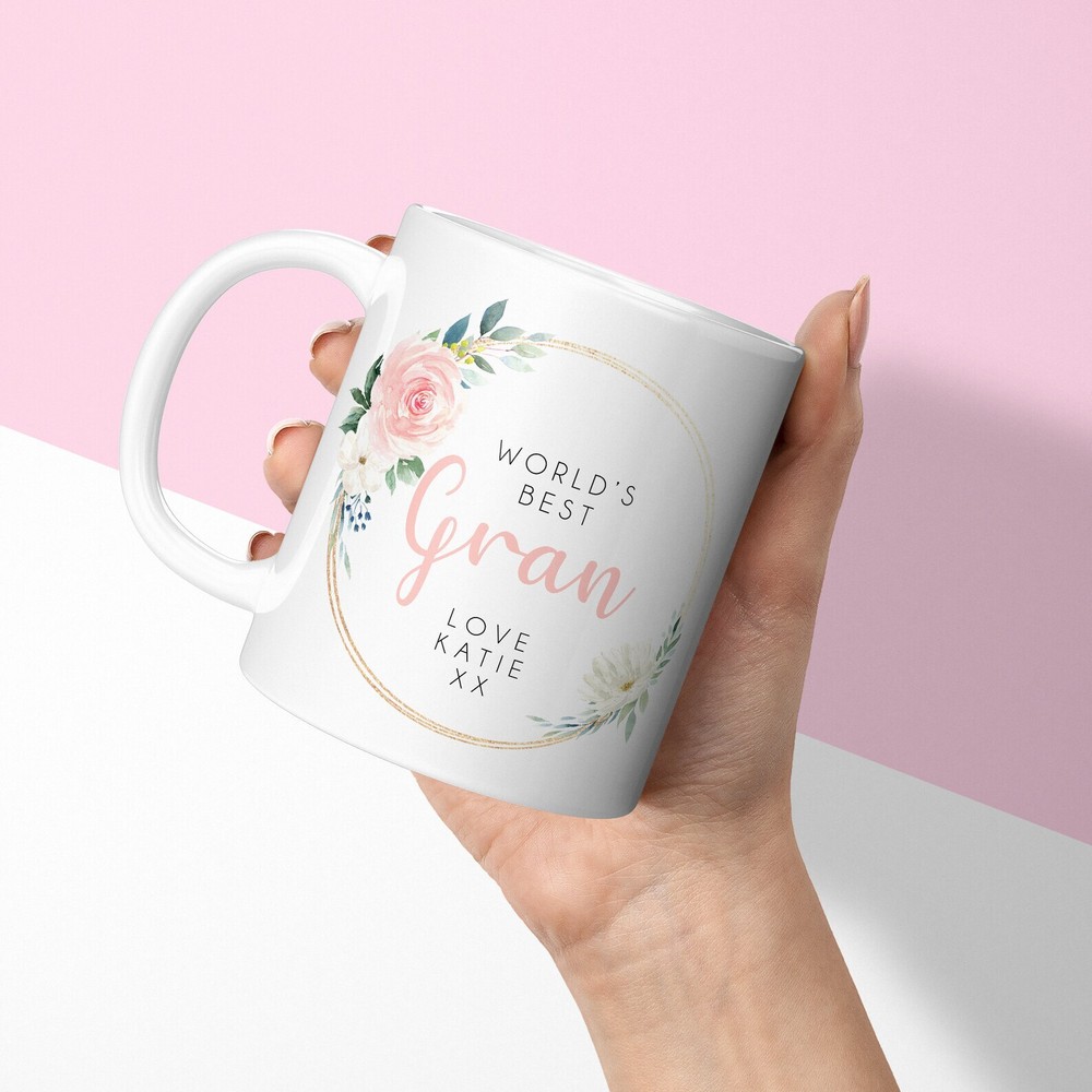 Personalised Mug Custom Gran Gift Worlds Best Gran  Custom Mug & Coaster
