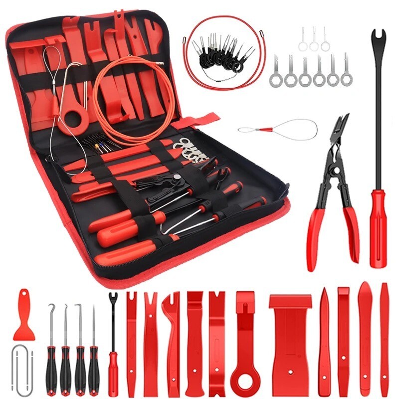 Plastic Trim Removal Pry Tool Set for Car Radio Panel Door Auto Trim Puller Set
