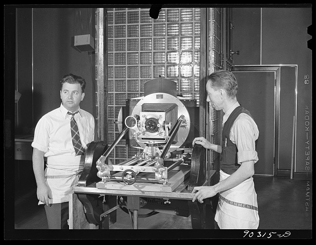 Washington DC 1941 FSA enlarger photomural print strips defense bonds