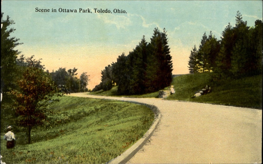 Ottawa Park Toledo Ohio OH c1910 ~ vintage postcard