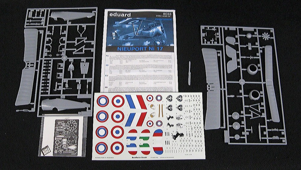 1/48 Eduard Models NIEUPORT Ni-17 French WWI Fighter BAGGED KIT!!