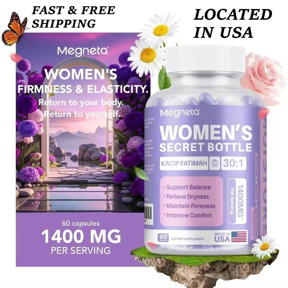 NEW LUXRY 1-3PCS Women'S Secret Bottle-60 Tablets -Healthcare Kacip Fatimah 1kMG