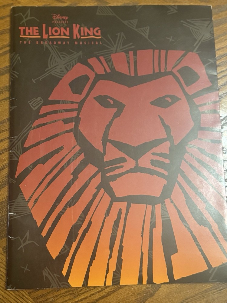 Disney's THE LION KING Broadway Musical Souvenir Program 1997
