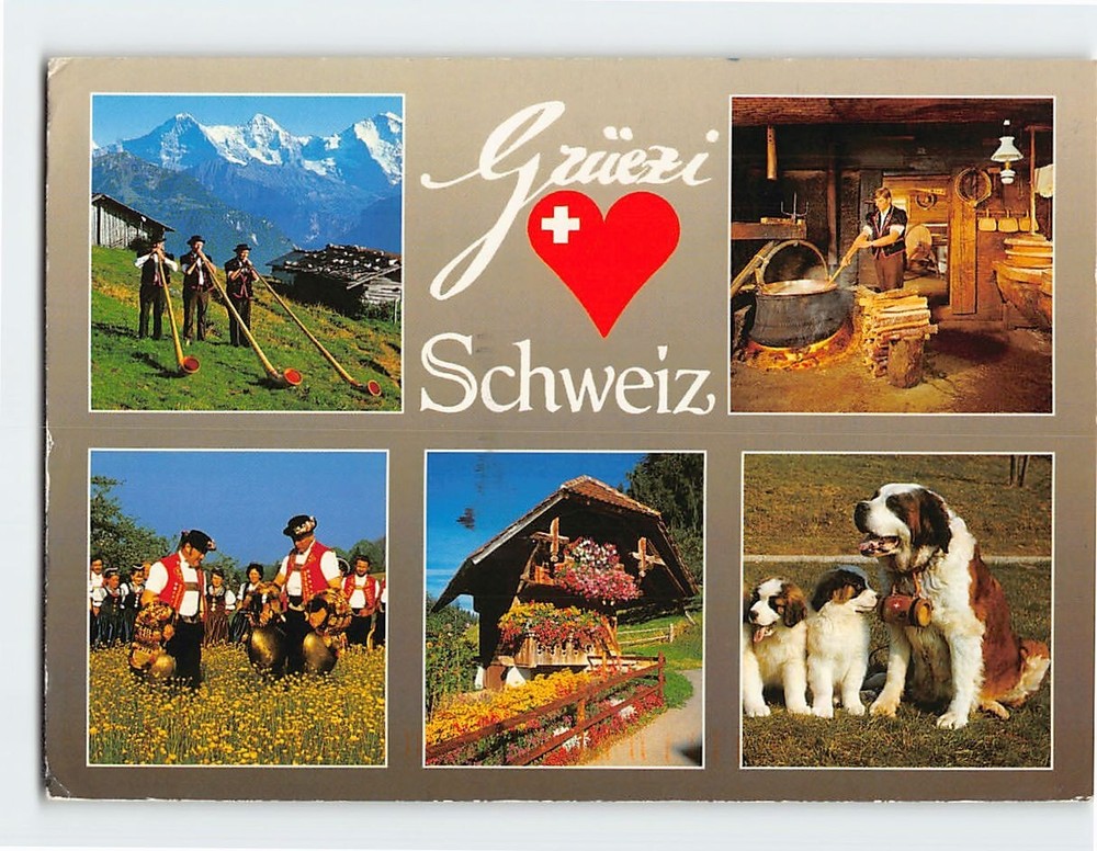 Postcard Scenes & Views Switzerland