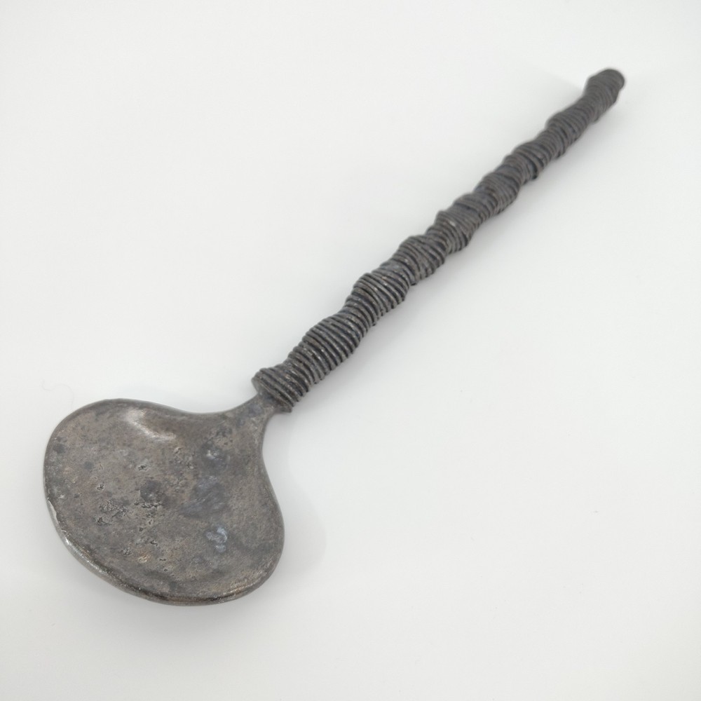 IMPERFECT - Patrick Meyer Art Studio Brutalist Pewter Spoon Scoop Minimalist