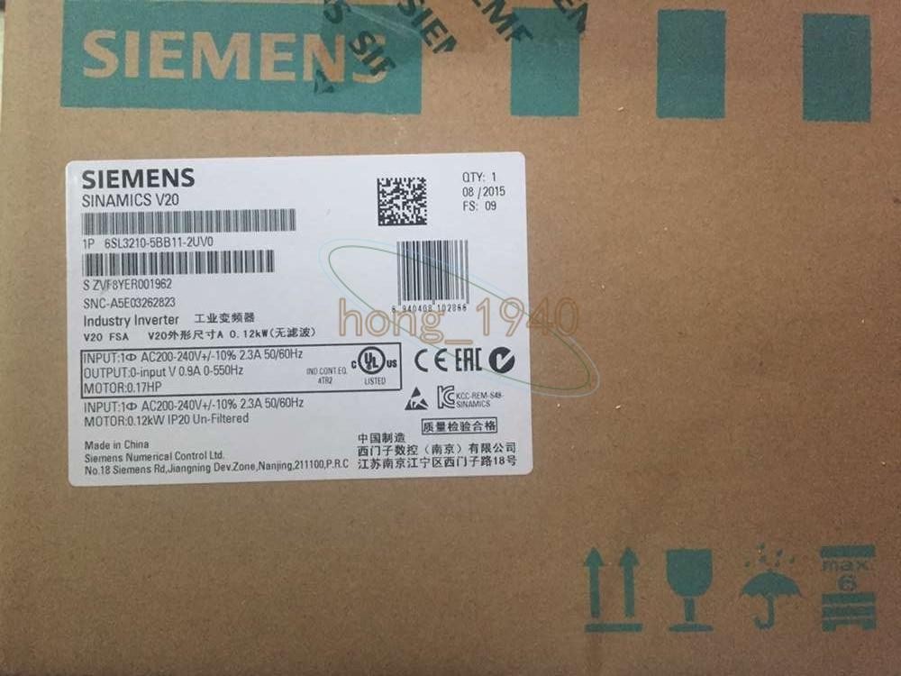 1PCS NEW Siemens Frequency converter 6SL3210-5BB11-2UV0